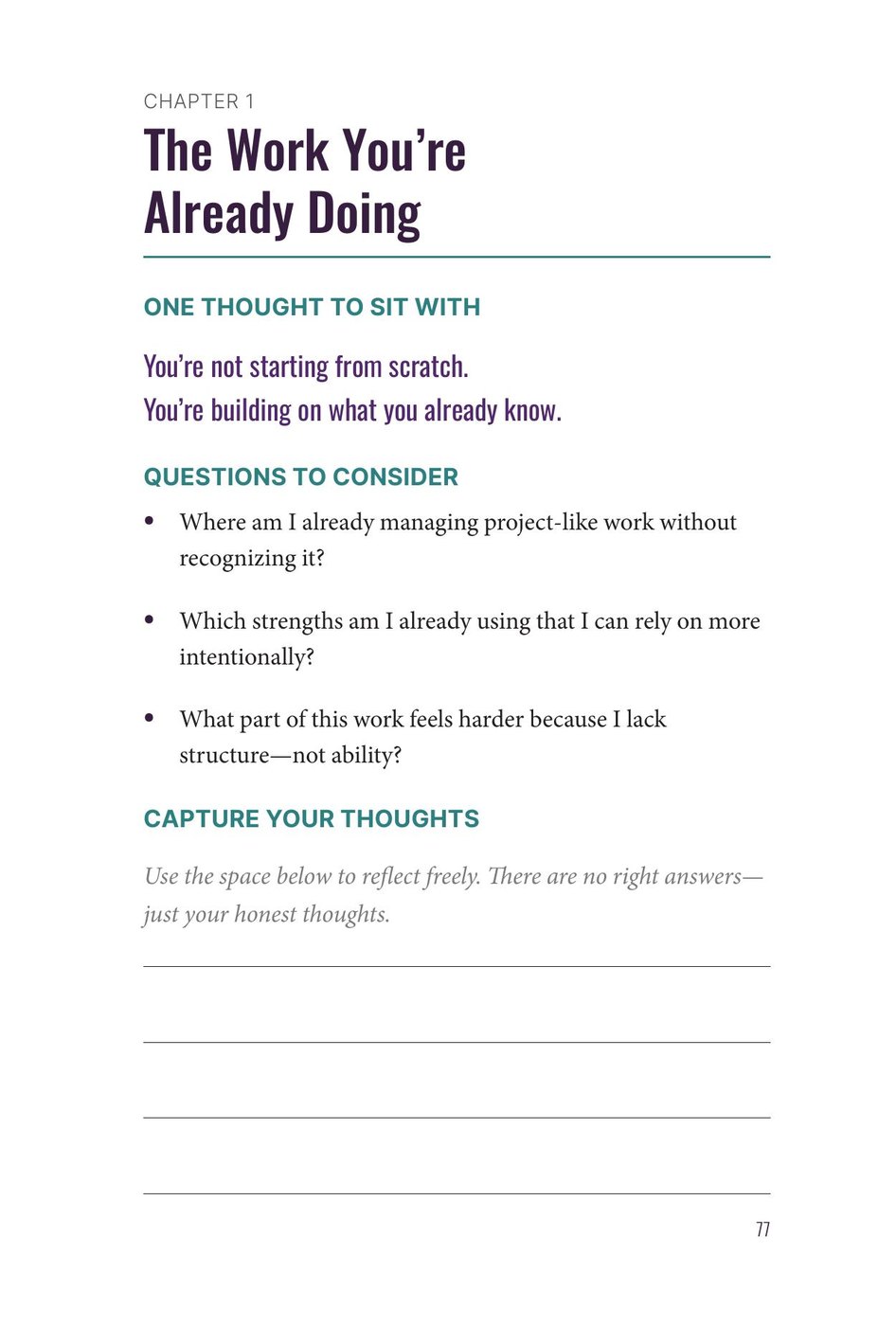 Page 77 — Guided reflection